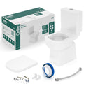Vaso Sanitário com Caixa Acoplada e Assento Branco Duplo Acionamento 3/6L Saída Vertical Elite Celite