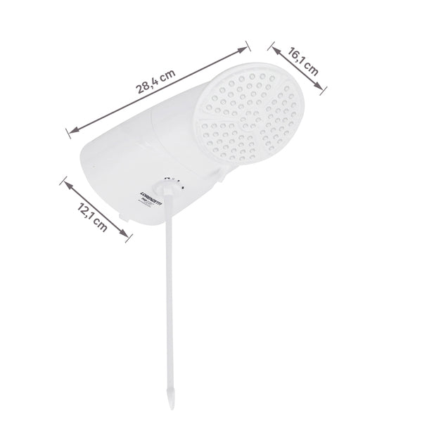 Chuveiro Elétrico Lorenzetti Top Jet Multitemperatura 6400W 220V Branco