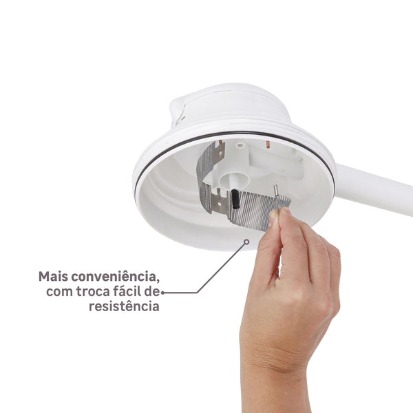 Chuveiro Elétrico Lorenzetti Bella Ducha Multitemperatura 6800W 220V Branco
