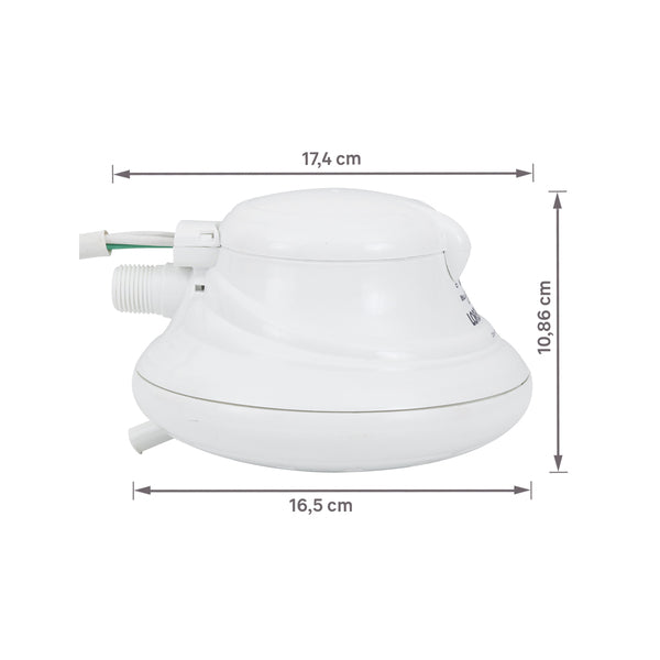 Chuveiro Elétrico Lorenzetti Bella Ducha Multitemperatura 6800W 220V Branco