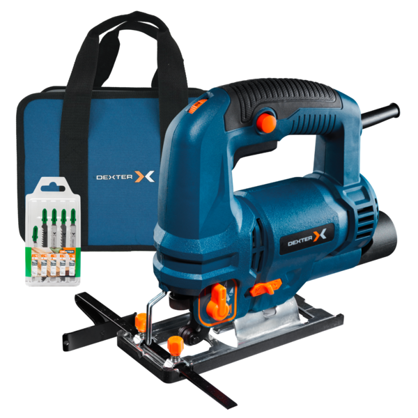 Serra Tico-Tico Elétrica Dexter 750W 127V com Bolsa e Lâminas